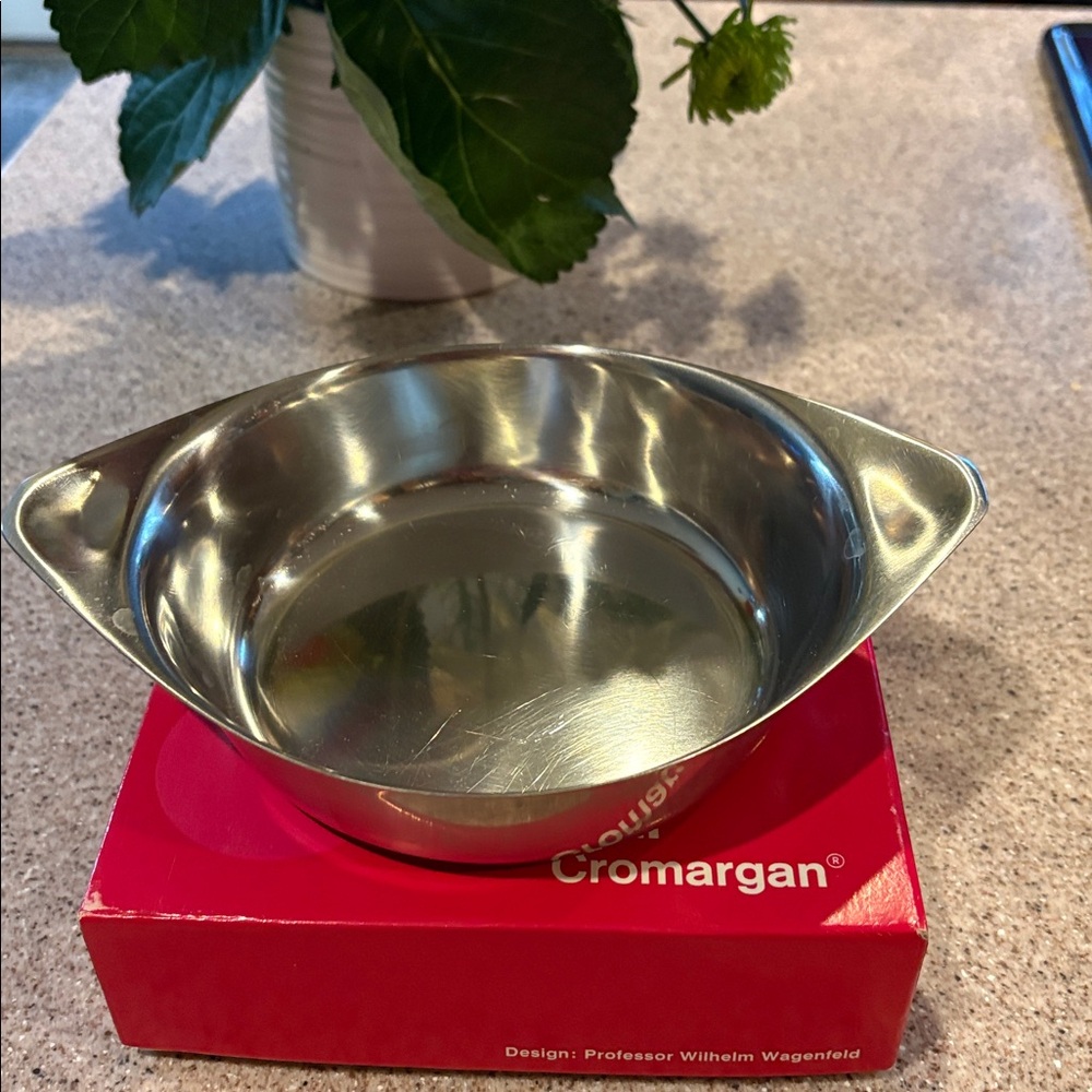 VINTAGE WMF Cromargon Stainless Steel Dessert Bowl